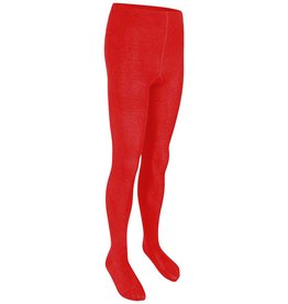 Girls Red Cotton Soft Tights
