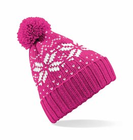 Pompom Fair Isle Beanie (Various Colours)