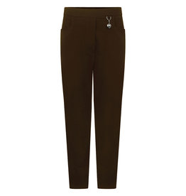 Brown Heart Detail Trousers