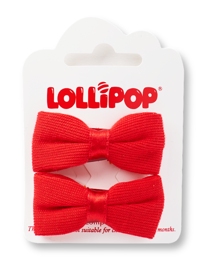 Lollipop Bow Clips