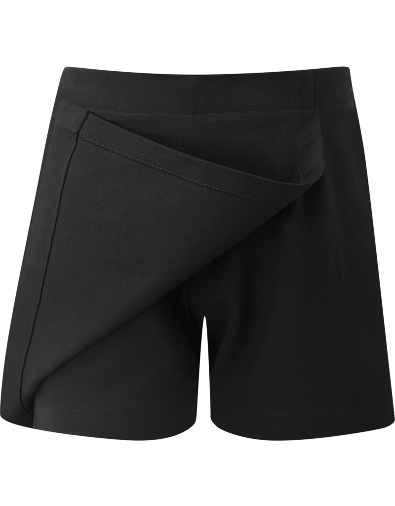 Girls Black Skort