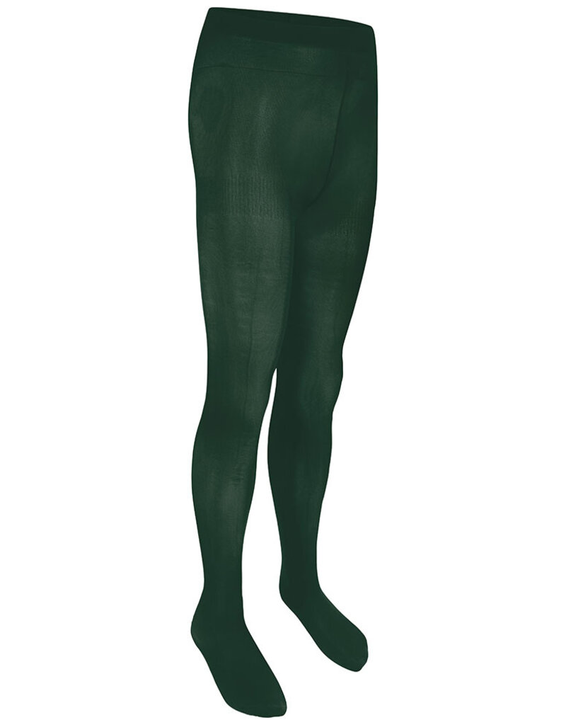 Girls Green Opaque Tights