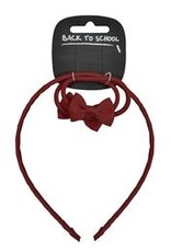 Alice Band Bow with Elastics