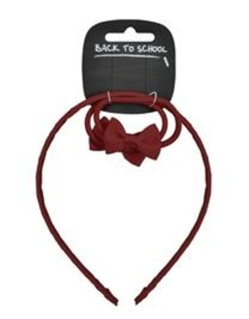 Alice Band Bow with Elastics