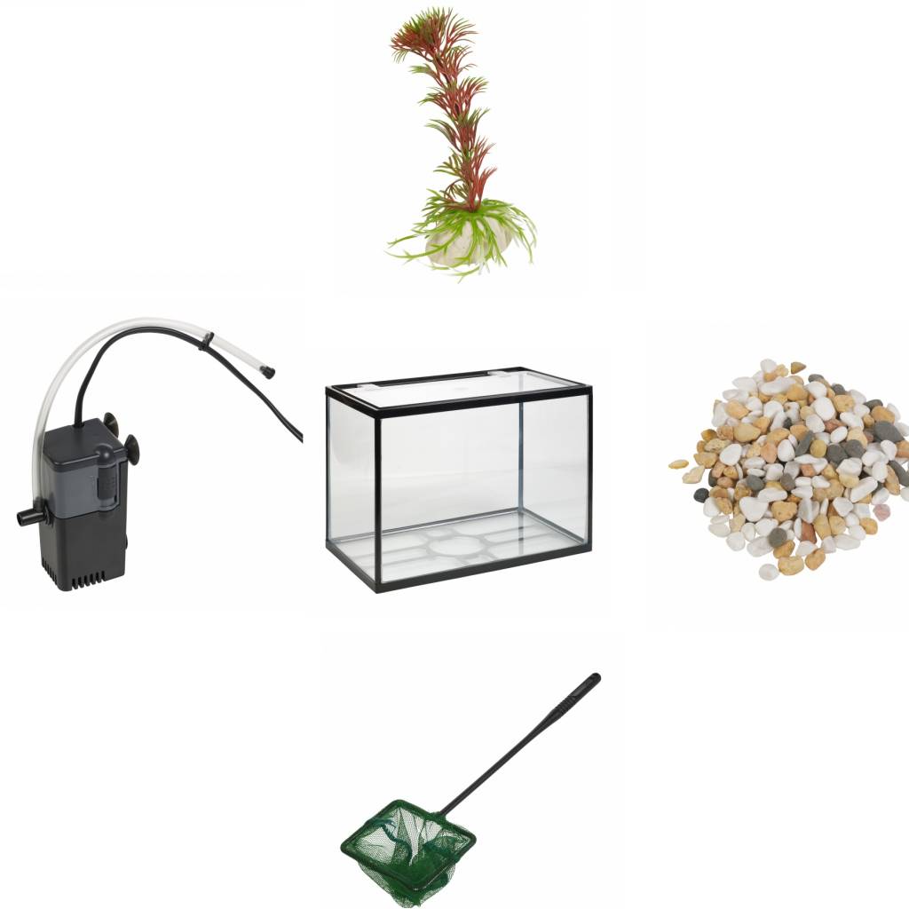 Fish Compleet Aquarium Set 18 Liter 5 Delig fish kopen in de aanbieding
