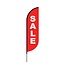 Proflag Beachflag Convex S-60 x 240 cm - Sale Print - Combi 1