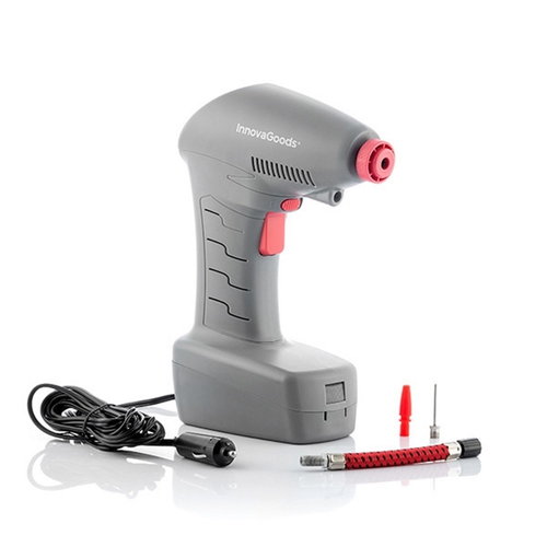 Innovagoods Draadloze Multifunctionele Luchtcompressor 12 Volt - 9 Bar Innovagoods Draadloze Multifunctionele Luchtcompressor 12 Volt - 9 Bar