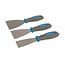 Silverline Plamuurmessen Set - Expert - 50, 75 en 100 mm - 3 delig