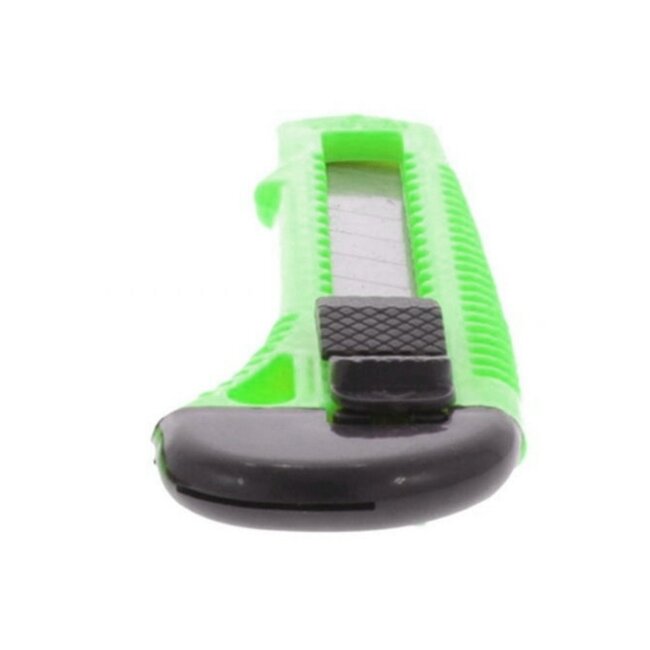 Benson Stanleymes - Afbreekmes 18 mm - Ergonomisch - Veiligheidsfunctie - Groen/Geel