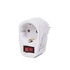 Benson Stopcontact + Schakelaar - Randaarde - 3500 Watt - Wit Benson Stopcontact + Schakelaar - Randaarde - 3500 Watt - Wit