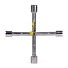 Benson Kruissleutel - Wielmoer Sleutel - 12 t/m 15 mm - Verchroomd Benson Kruissleutel - Wielmoer Sleutel - 12 t/m 15 mm - Verchroomd
