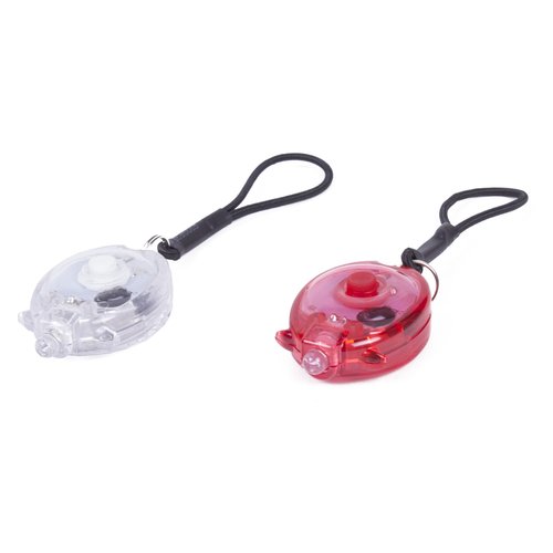 Benson Fietslicht Mini - Rood en Wit - 2 delig Benson Fietslicht Mini - Rood en Wit - 2 delig