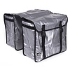 Lastpak Dubbele Fietstas - 46 liter - Bisonyl - Zilver Lastpak Dubbele Fietstas - 46 liter - Bisonyl - Zilver
