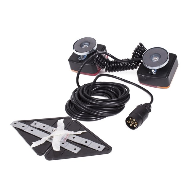 Benson Magnetische aanhangerverlichting - 7.5 meter kabel - snelle installatie - sterke magneten