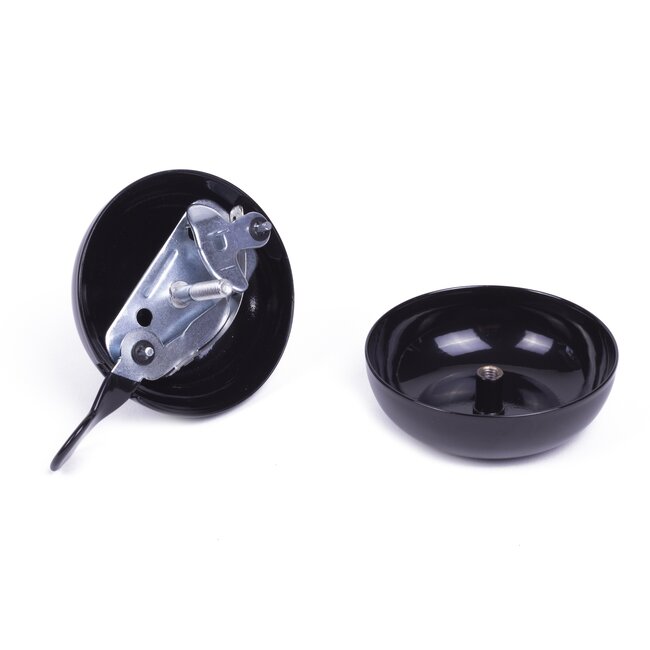 Benson Grote fietsbel - helder ding-ding geluid - 75 mm - zwart