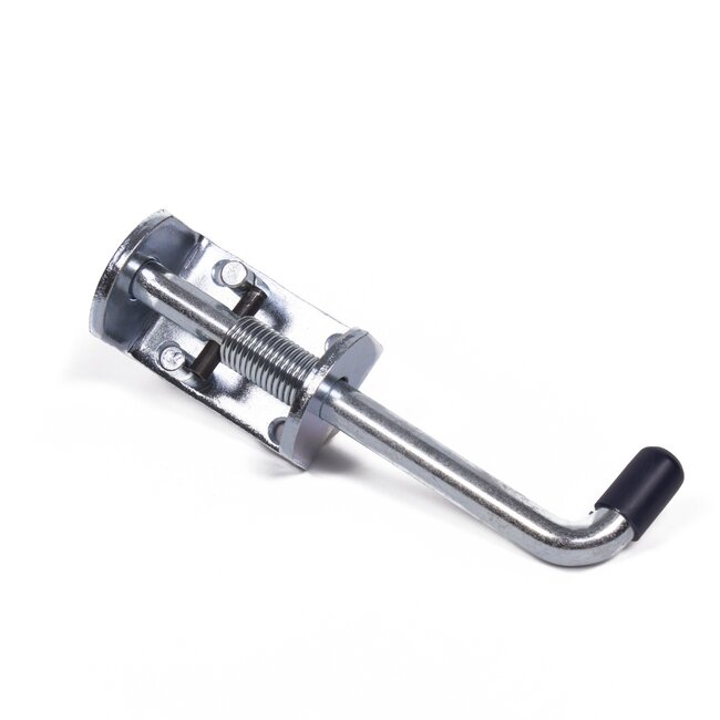 Benson Achterklepsluiting met veer - Staal - 17 cm - Zilver - Veiligheidsvergrendeling