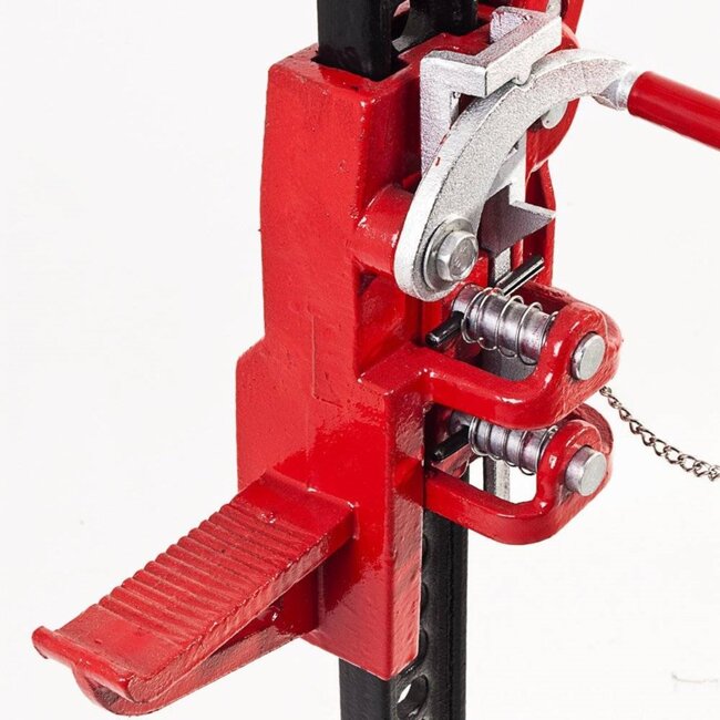 Benson Krachtige handkrik - 3 ton - vrijloopfunctie - 120 cm - robuust ontwerp