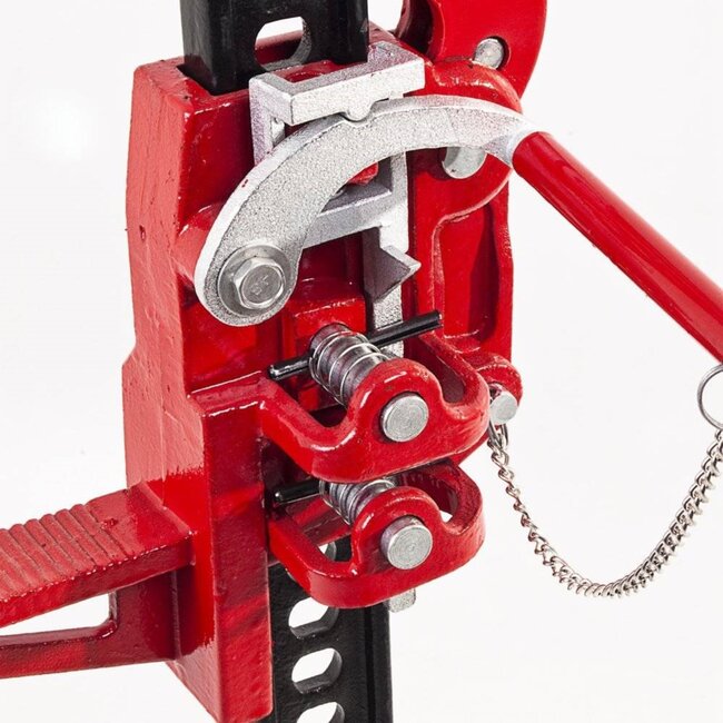 Benson Krachtige handkrik - 3 ton - vrijloopfunctie - 120 cm - robuust ontwerp