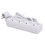 Benson Stekkerdoos 4-voudig - Geaard - 1.5 meter snoer - Wit - 3500 watt