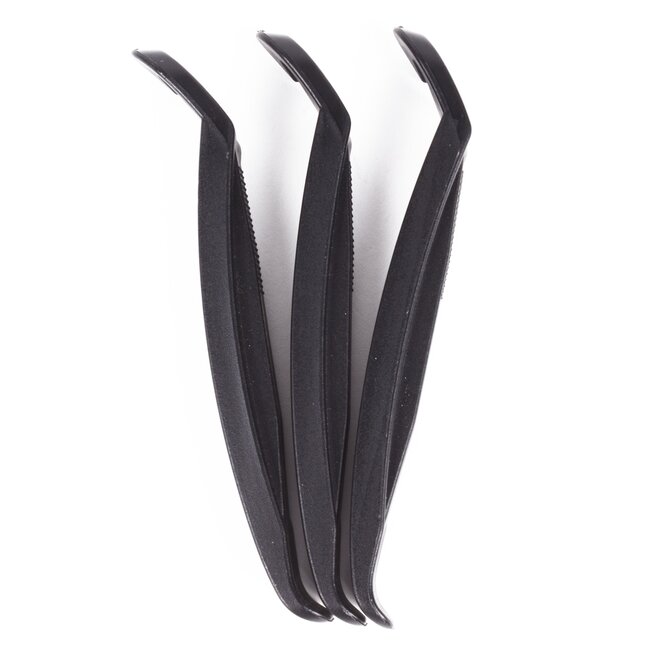 Benson Bandenlichter set - kunststof - met haak - 12 cm - zwart - 3 stuks