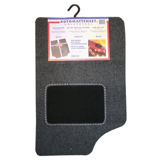 Benson Universele automattenset - op maat te knippen - 4-delig - anti-slip - duurzaam