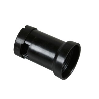 Benson E27 prikfitting - 40W - zwart - 2 schroeven - voor prikkabels 5x13 mm