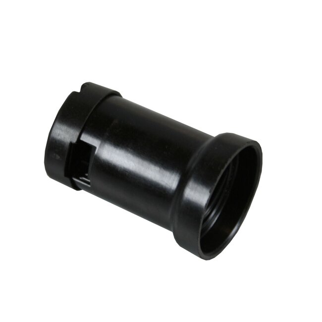 Benson E27 prikfitting - 40W - zwart - 2 schroeven - voor prikkabels 5x13 mm