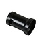 Benson E27 prikfitting - 40W - zwart - 2 schroeven - voor prikkabels 5x13 mm