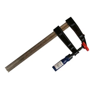 Benson Lijmklem - 25 cm klembereik - 8 cm bekdiepte - smeedbaar gietijzer - kunststof handgreep