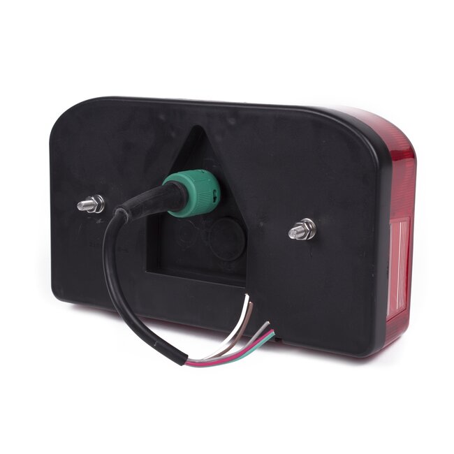 Benson Caravan achterlicht rechts - wit Delux - inclusief kabel en lampjes - 220 × 140 mm