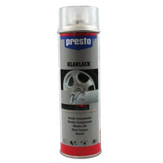 Presto Blanke lak - glans - krasbestendig - 500 ml