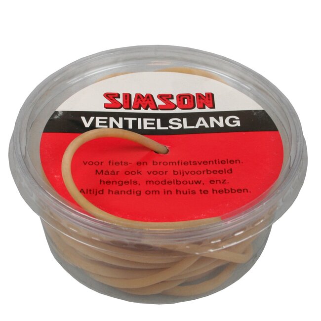 Simson Ventielslang - Geschikt voor Dunlop en Blitz ventielen - 10 meter - Inclusief opbergbox