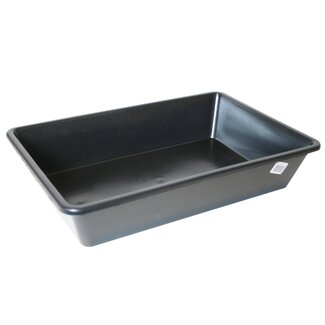Benson Grote opvangbak voor olie en vloeistoffen - 20 liter - 60x40x12 cm - zwart Benson Grote opvangbak voor olie en vloeistoffen - 20 liter - 60x40x12 cm - zwart