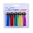 Prof Set wegwerpaanstekers - transparant - regelbare vlam - 5 stuks - kleurrijk