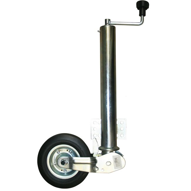 Benson Opklapbaar neuswiel met vetnippel - 60 mm buis - 200 x 60 mm - 400 kg draagvermogen