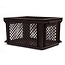 Lastpak Stevige kunststof fietskrat - geperforeerde bodem - bruin - 40x30x22 cm