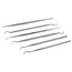 Silverline Sculptuur Set - RVS - Gekartelde Grip - 6 delig