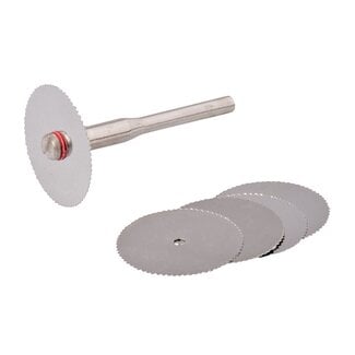 Silverline Zaagbladen Set - HSS - 22 mm Diameter - 6-delig - Voor Hout, Plastic en Glasvezel