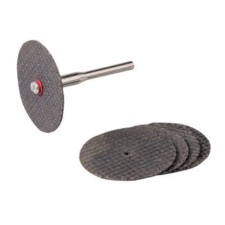 Silverline Metaal snijschijven set - Ø 31 mm - 6-delig - Hars gebonden aluminiumoxide