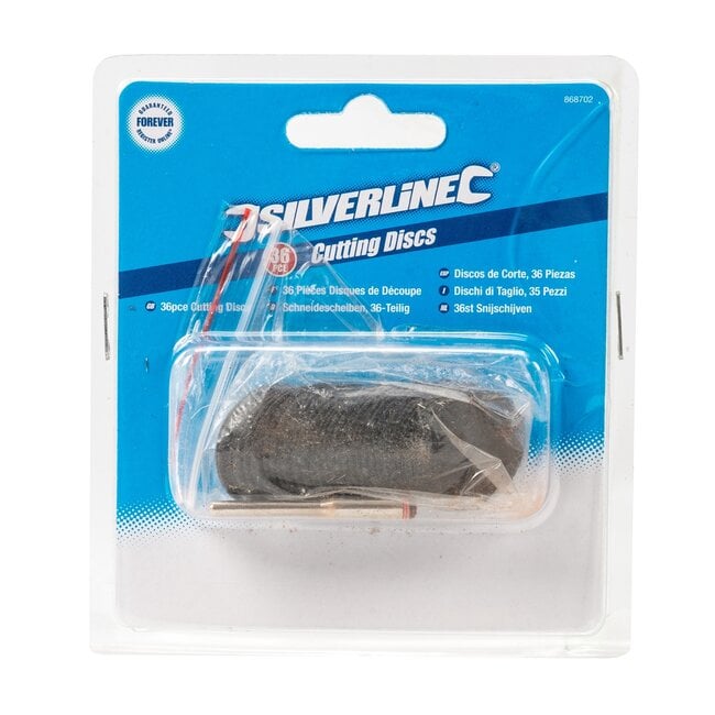 Silverline multitool snij- en slijpschijfjes - harsgebonden aluminiumoxide - 22 x 0,6 mm - 36-delig - metaal/kunststof/hout
