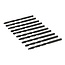 Silverline Metaalboren set - HSS-R staal - zwartgeoxideerde afwerking - Ø 4,5 mm - 10 stuks - voor metaal, aluminium en hout