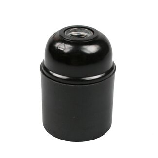 Benson Fitting E27 - Kunststof - Schroefverbinding - Zwart - Duurzaam en Stijlvol