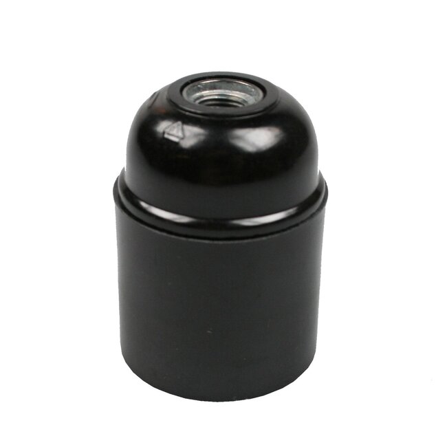 Benson Fitting E27 - Kunststof - Schroefverbinding - Zwart - Duurzaam en Stijlvol