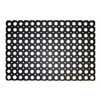 Benson Deurmat - Rubberring - 40 x 60 cm - Zwart