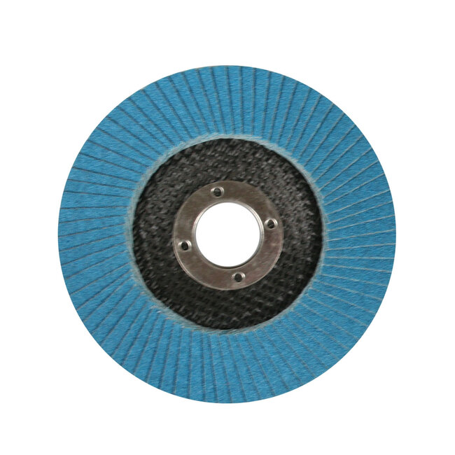 Hofftech Lamellen schuurschijf - K80 - 13.300 o/min - 115 mm - Voor staal en RVS