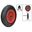 Benson Groot kruiwagenwiel - rode velg - naaldlager - 400 x 100 mm - 180 kg draagkracht