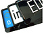 Utsch Kentekenplaathouder - Click - 52 x 11 cm - Hoogglans Zwart