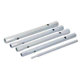 Silverline Set moersleutels voor mengkraan - roestbestendig - 5-delig - 180 mm lengte