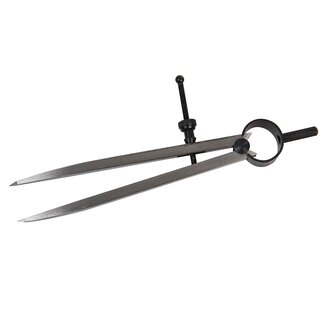 Silverline Steekpasser - Carbon Staal - Gehard - Snelverstelling - 150 mm Bereik