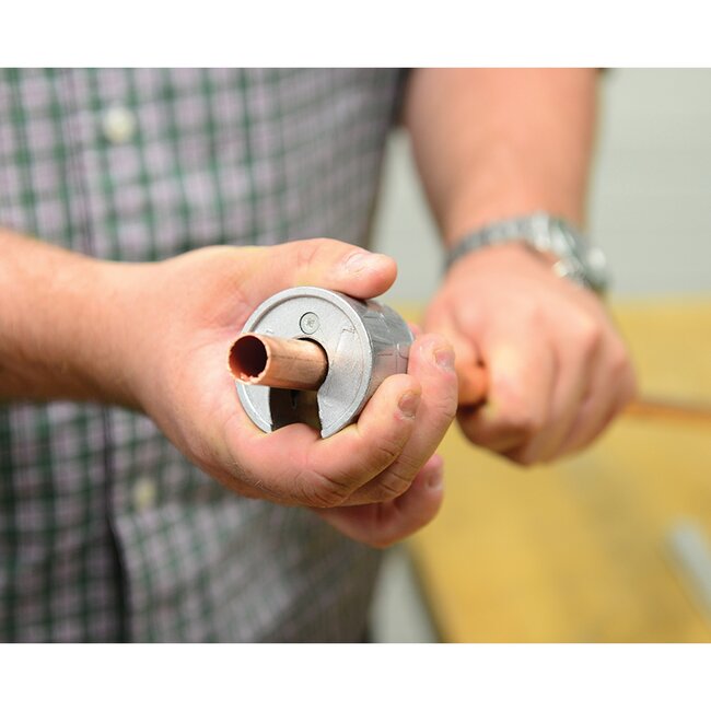 Silverline pijpsnijder set - zinkgegoten frame, snijwiel van gehard staal - 15/22/28 mm - 3-delig - voor koperen leidingen